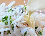 絶品！大根の皮とむきえびのから揚げ♪作り方3写真