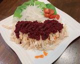 黒人参ソースのバンバンジー作り方6写真