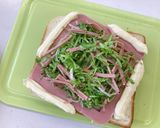 モーニングハムのビスマルク風トースト作り方7写真