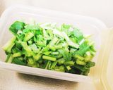 もっちり!じゃこたっぷり菜めし作り方1写真