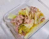 キャベツと豚肉のレンチンスピードレシピ作り方2写真