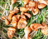 カリッカリ鶏皮ともやしと豆苗炒め作り方13写真