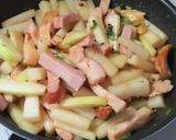 大根とベーコンのピリ辛醤油炒め作り方7写真