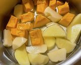 ＊パンプキンポテトサラダ＊作り方1写真
