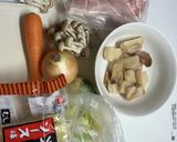 ずぼら余り物オムそば作り方1写真