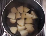 菜の花と塩昆布のポテトサラダ。作り方5写真