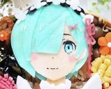 グラデーションヘア作り方☆春巻の皮アート作り方9写真