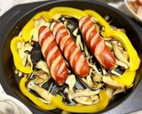 アラジンで簡単！きのことソーセージグリル作り方5写真