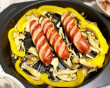 アラジンで簡単！きのことソーセージグリル作り方5写真