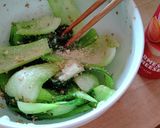 弁当★レンジチンゲン菜★イタリアンナムル作り方4写真