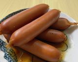 5分！お弁当おかず醤油ウインナー作り方2写真