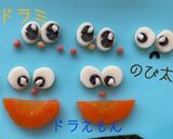 3色団子おにぎり ドラえもんキャラ弁作り方2写真