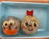 3色団子おにぎり ドラえもんキャラ弁作り方5写真