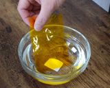 ビール風ゼリー（華麗なる一枚）作り方1写真