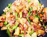 片栗粉でほくほくアスパラジャーマンポテト作り方6写真