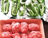 こどもの日、お子様とピーマン肉詰めを作り方5写真