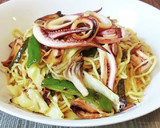 超簡単！さっぱり塩ダレ イカ焼きそば！作り方6写真