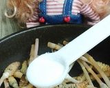 リカちゃん♡【野草】つくし卵とじ【春】作り方6写真