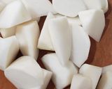 かぶのトマトひき肉あんかけ作り方1写真