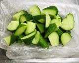 ビニール袋で 胡瓜の白だし漬け 酢入り版作り方1写真