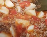 かぶのトマトひき肉あんかけ作り方4写真