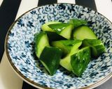ビニール袋で 胡瓜の白だし漬け 酢入り版作り方3写真