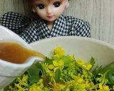 リカちゃん♡菜の花サラダ*特製かぼすドレ作り方14写真