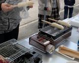 比内地鶏きりたんぽ鍋とみそ付けタンポ作り方5写真