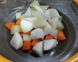 大根と人参と椎茸の煮物作り方4写真
