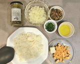簡単！すぐできる牡蠣オイル漬けのリゾット作り方1写真