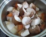 大根と人参と椎茸の煮物作り方6写真
