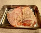大豆と塩鶏のスープ作り方1写真