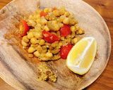 ひよこ豆とオリーブのサラダ作り方7写真