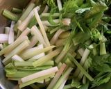 美味しいですよ！セロリのきんぴら作り方1写真