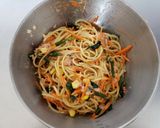 中華風サラダスパゲッティ作り方4写真