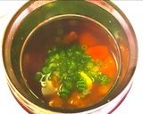 鶏と根菜のオートミール汁作り方5写真