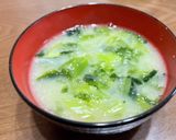 あおさと長ネギのお味噌汁作り方3写真