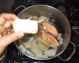 鮭と大根のバター風味煮物♪簡単漢方薬膳作り方8写真