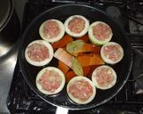 玉ねぎ肉詰め中華煮♪簡単ストレス漢方薬膳作り方8写真