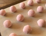 米粉の桜スノーボールクッキー作り方6写真