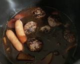 【ホットクック】ルーで大根バーグシチュー作り方5写真