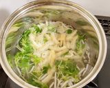 豆苗の味噌汁作り方3写真