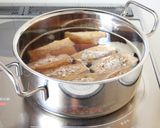 ヘルシーに【肉詰め厚揚げの卵あんかけ】作り方4写真