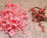 桜の塩漬けで桜色のお塩♪作り方3写真