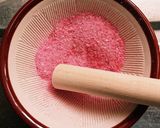 桜の塩漬けで桜色のお塩♪作り方5写真