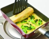 雪菜入り卵焼き作り方2写真