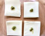 簡単おつまみ♪山葵入りチーズの海苔サンド作り方2写真