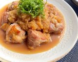 鶏もも肉のみぞれ煮作り方4写真