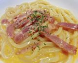 ひと皿で完結！簡単カルボうどん作り方4写真