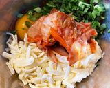 ボリューミー贅沢揚げ納豆おつまみ作り方1写真
